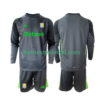 Aston Villa Voetbalshirts Doelman Kind Thuis 2025-26 - LS